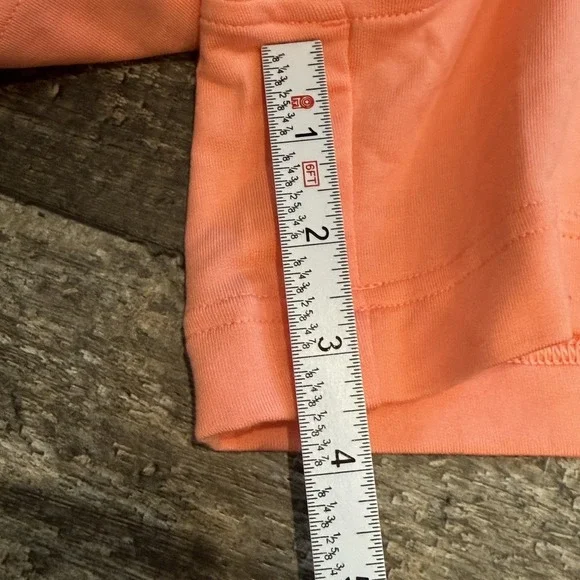 Athleta Shorts Womens Small Orange Balance 4 Inch Shortie Pockets Vaca Beach NEW - Picture 13 of 14